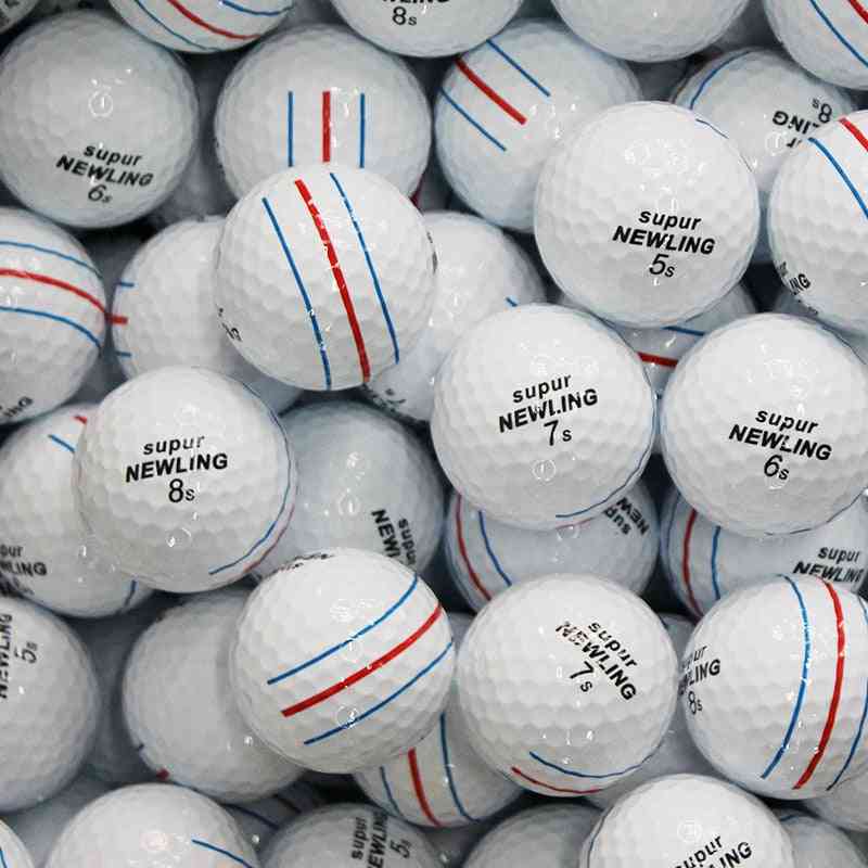 Golfové míčky, super newlingový třípásový dálkový golfový míček