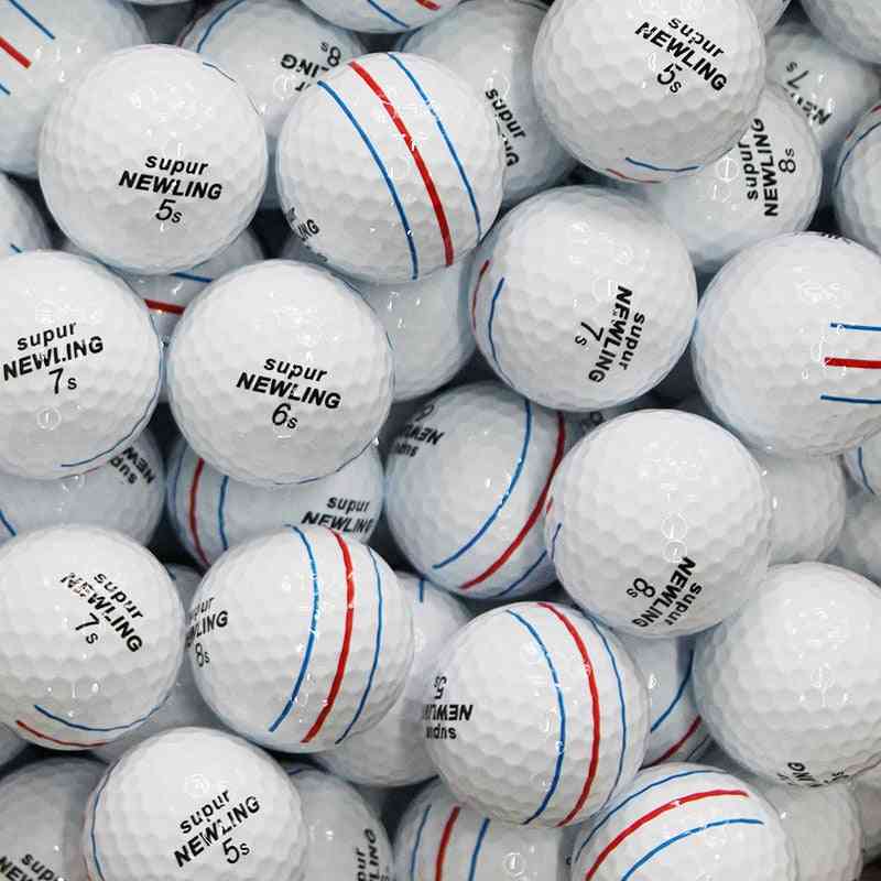 Golfové míčky, super newlingový třípásový dálkový golfový míček