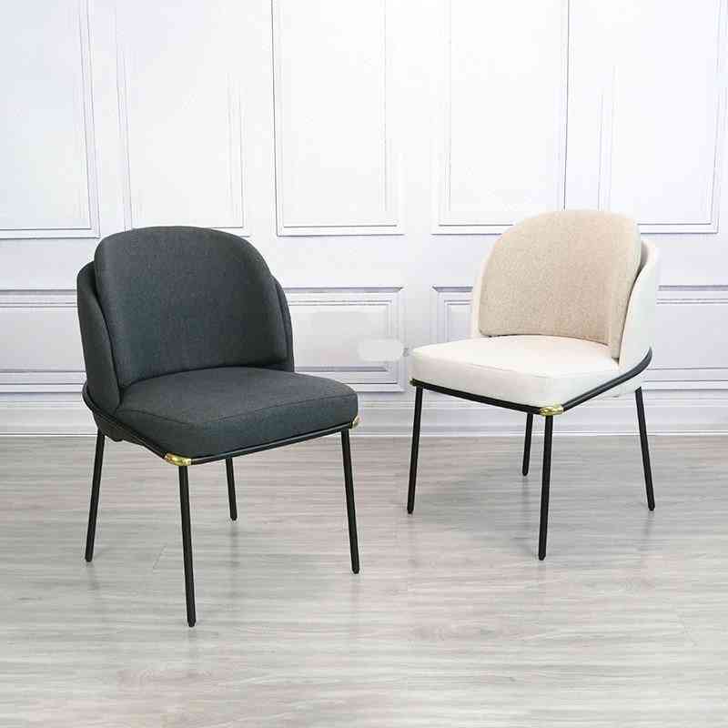 Nordic Dining Chair, Modern Minimalist Backrest Chairs
