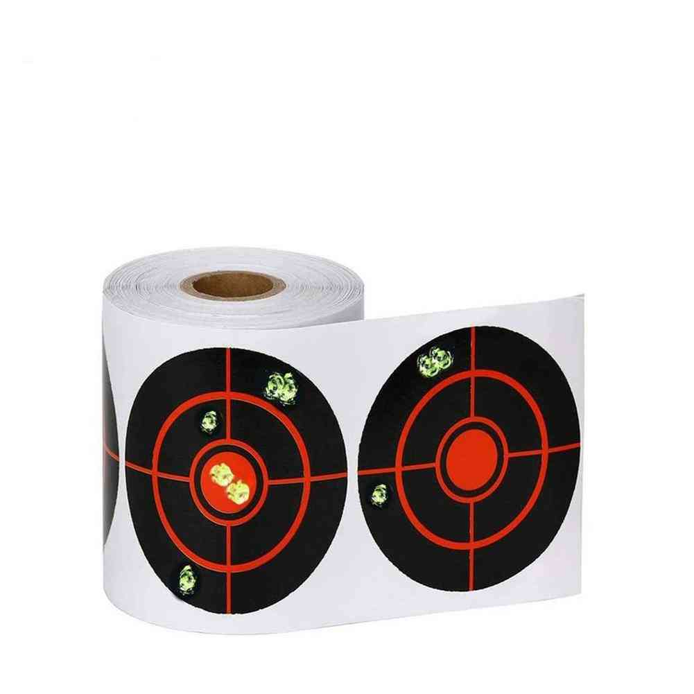 Shooting Splatter Target Stickers Roll Adhesive Stickers
