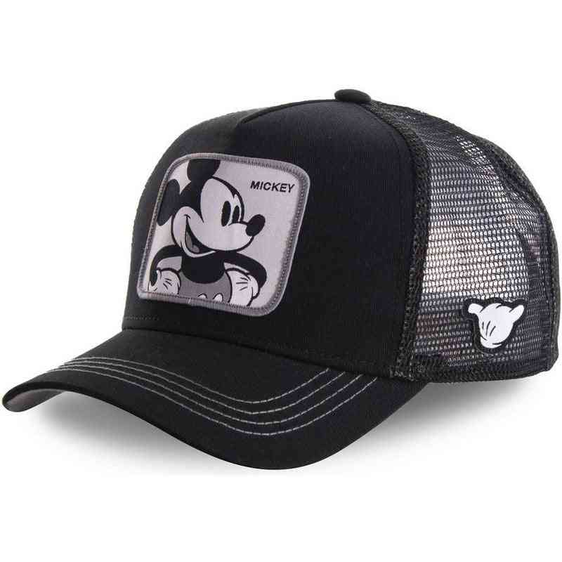 Mickey anime - snapback baseball, far mesh trucker kasket