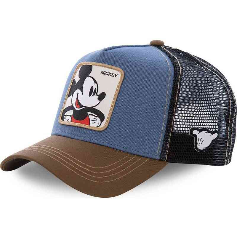 Mickey anime - snapback baseball, far netting trucker cap