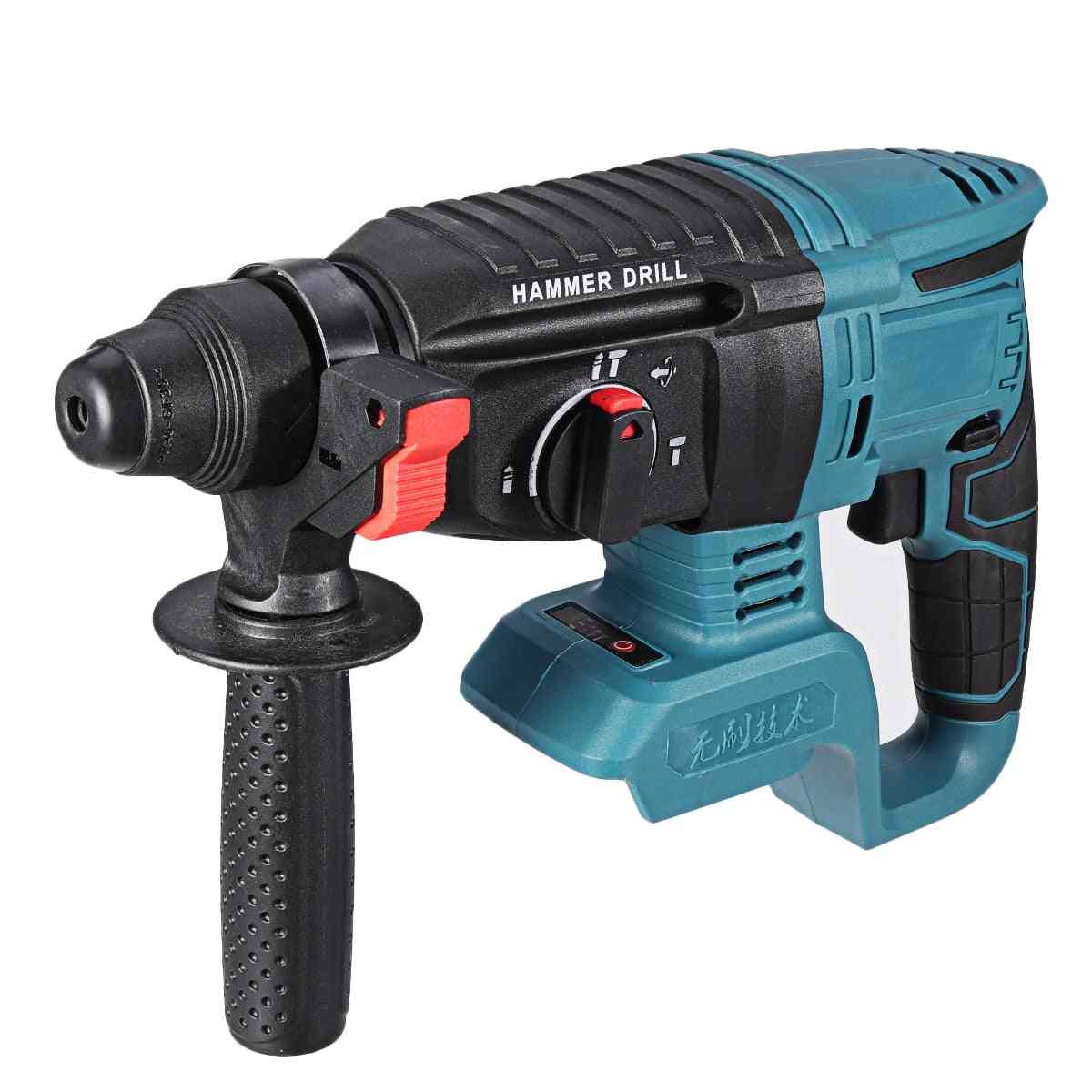 Rechargeable- Multifunction Electric Hammer, Impact Power Drill Tool