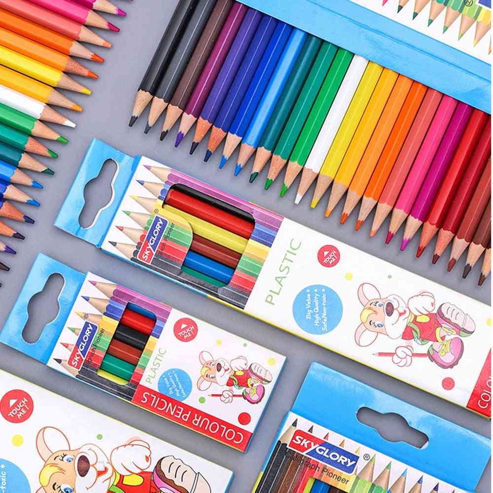Ensemble de crayons de couleur crayon de couleur en bois pour enfant