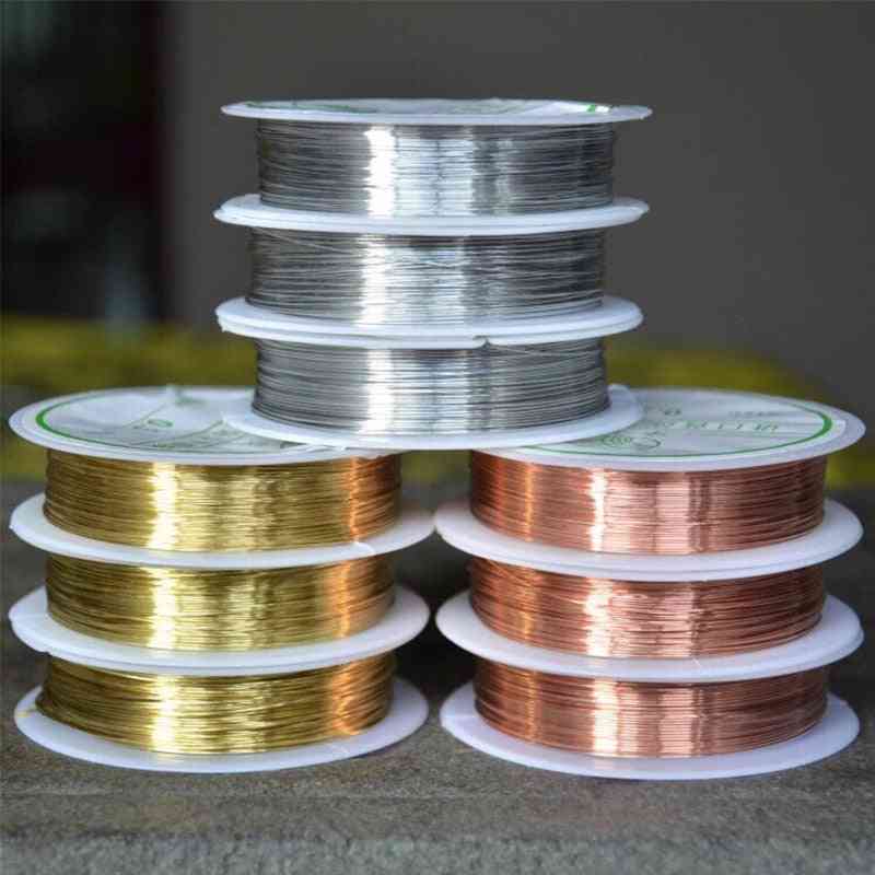 Colorfast Copper Wire For Bracelet Necklace Jewelry Accessories
