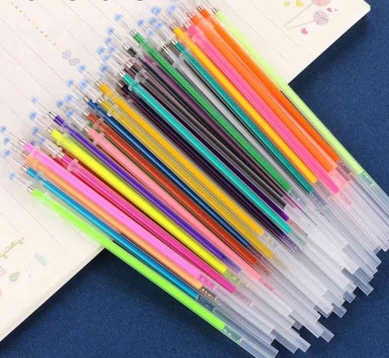 Multicolor Ballpoint Gel Pen Highlighter Refill