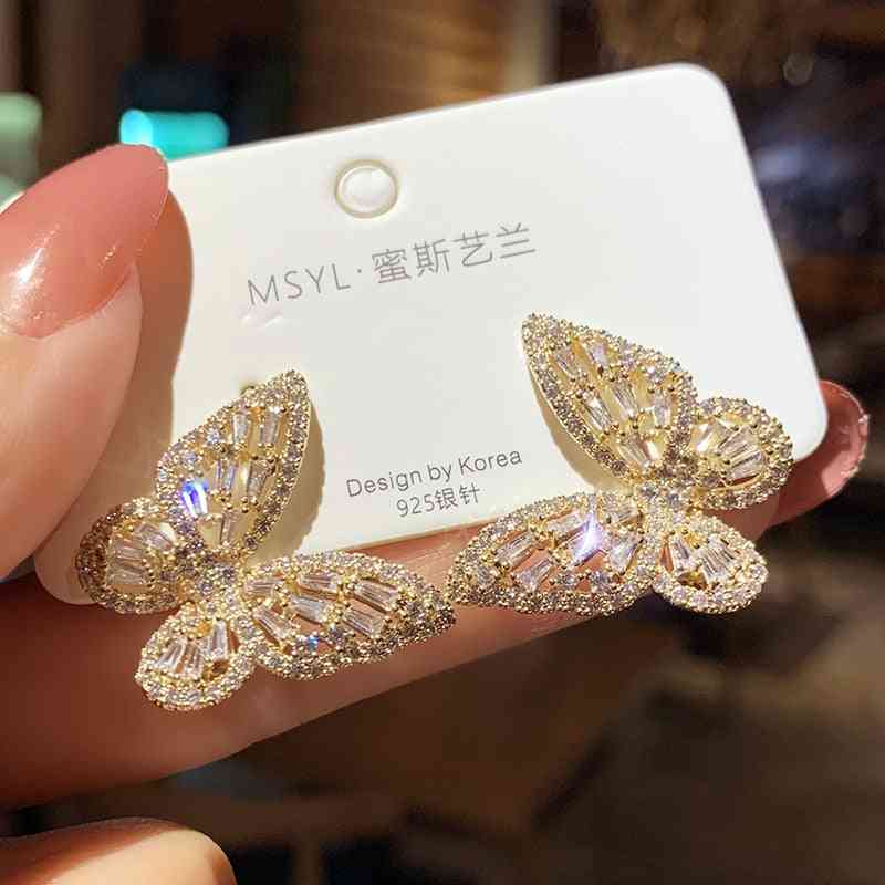 New Luxury Fashion Round Dangle Drop Korean Earrings