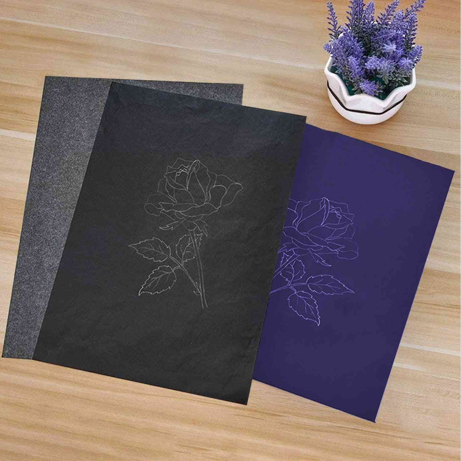 A4 Size Reusable Carbon Tracing Transfer Paper For Office School Home