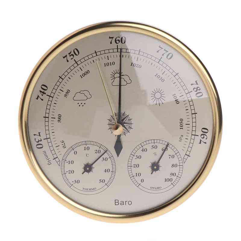 Veggmontert husholdningsbarometer termometerhygrometer