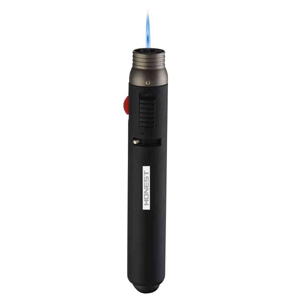 Bbqbuy mini jet ceruza láng 503 pisztoly bután gáz tüzelőanyag hegesztés forrasztó öngyújtó láng hordozható toll bután nem tartalmazza