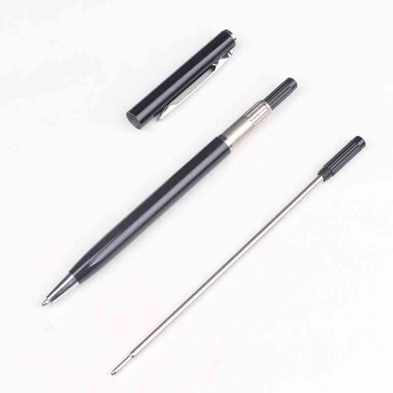 Rotating Metal- Ballpoint Pen Refill, Rod Cartridge, Core Ink