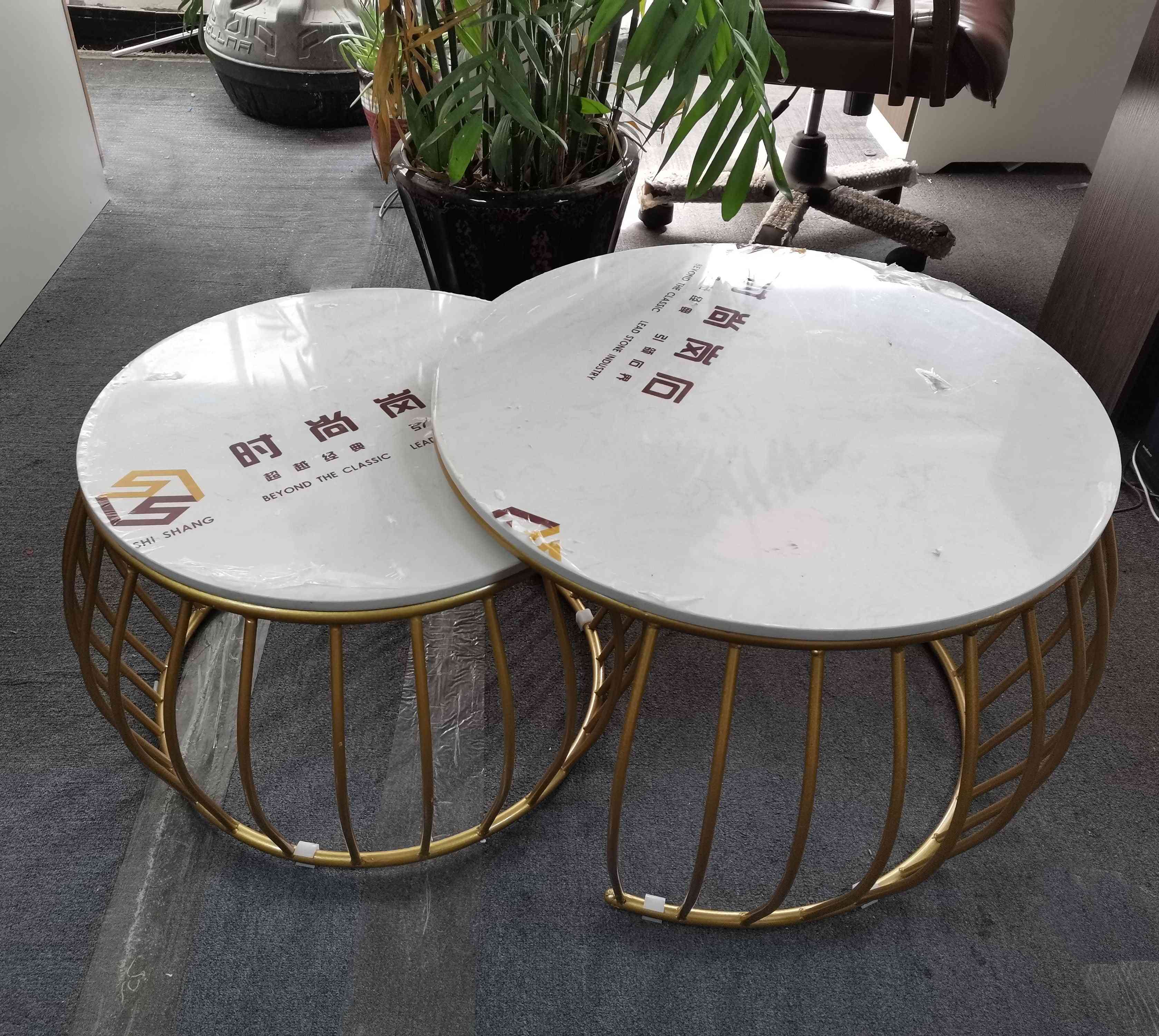 Home Furniture Marble- Sofa Center, Round Coffee Table For Living Room