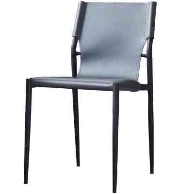 Priemyselný nábytok moderný dizajn luxusná jedálenská stolička z PU kože