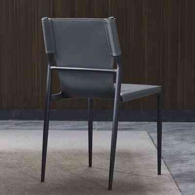 Industrial Furniture Modern Design Luxury Pu Leather Dining Chair