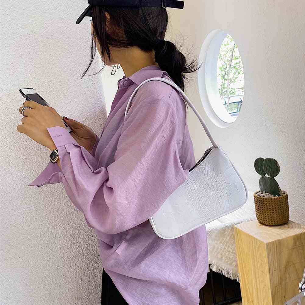 ženska priložnostna torba za naramnice, usnjene torbice iz usnja