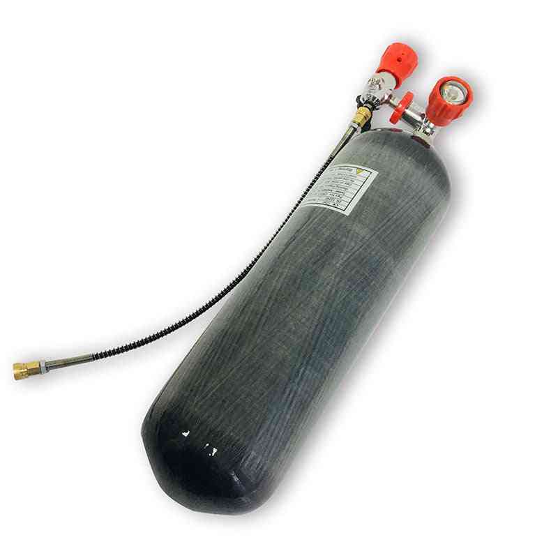 Carbon Fiber Air Tank 4500psi Hpa Paintball Airsoft High Pressure Cylinder