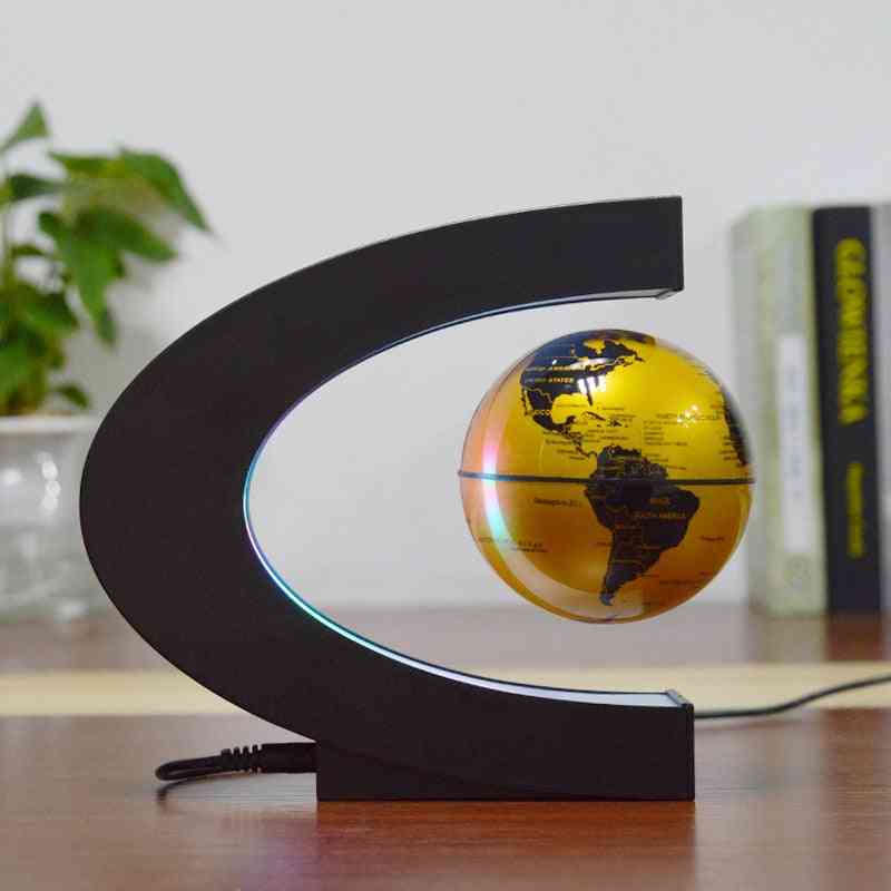 Magnetic Levitation Globe C-shaped  Shelf Student School Teaching Equipment
