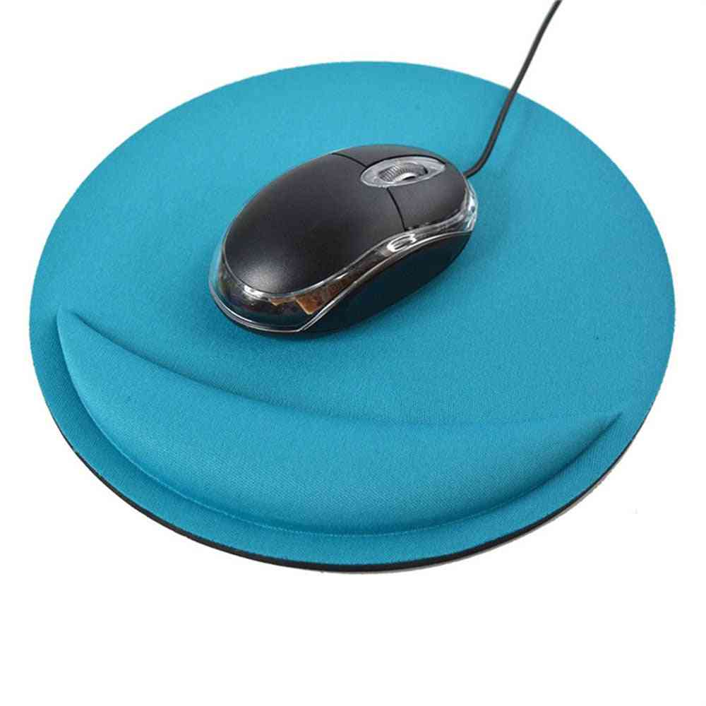 Round Comfort Wrist Support Mouse Pad