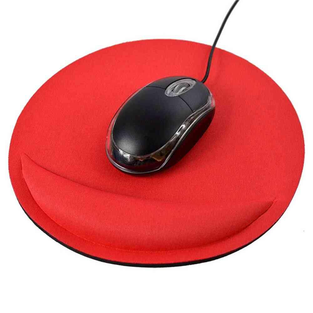 Round Comfort Wrist Support Mouse Pad