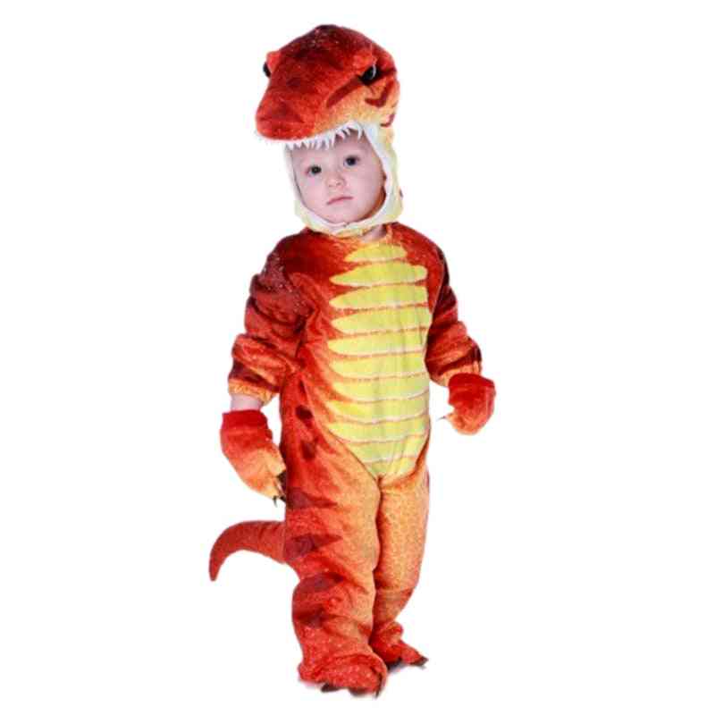 Anime triceratops karneval t-rex dinosaurie kostymer barn jumpsuit