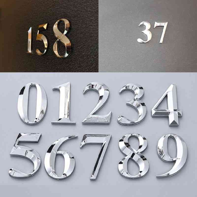 Self Adhesive Door Number Stickers