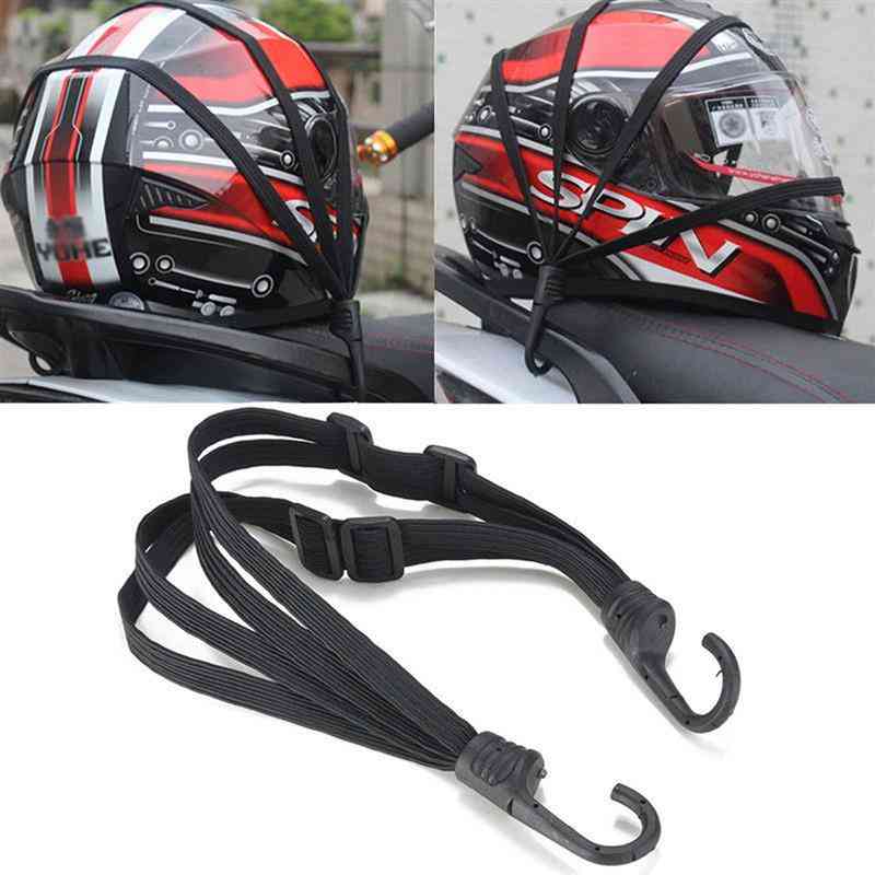 Motorcycle Luggage Protective Strap- Helmet Gears, Fixed Elastic, Buckle Rope