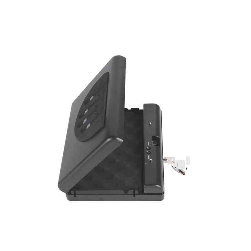 Portable Pistol Car Safe Gun Box Ammo Metal Case