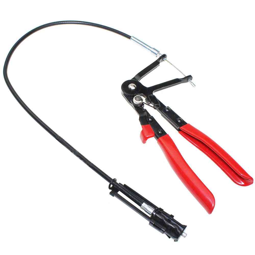 Auto Vehicle Tools Cable Type Flexible Wire Long Reach Hose Clamp Pliers