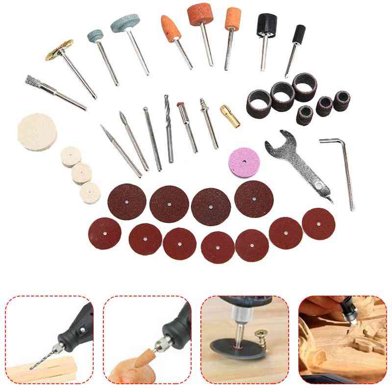 Electric Rotary Tool Accessory Set Grinder Head For Dremel Sanding Grinding Polishing Cutting