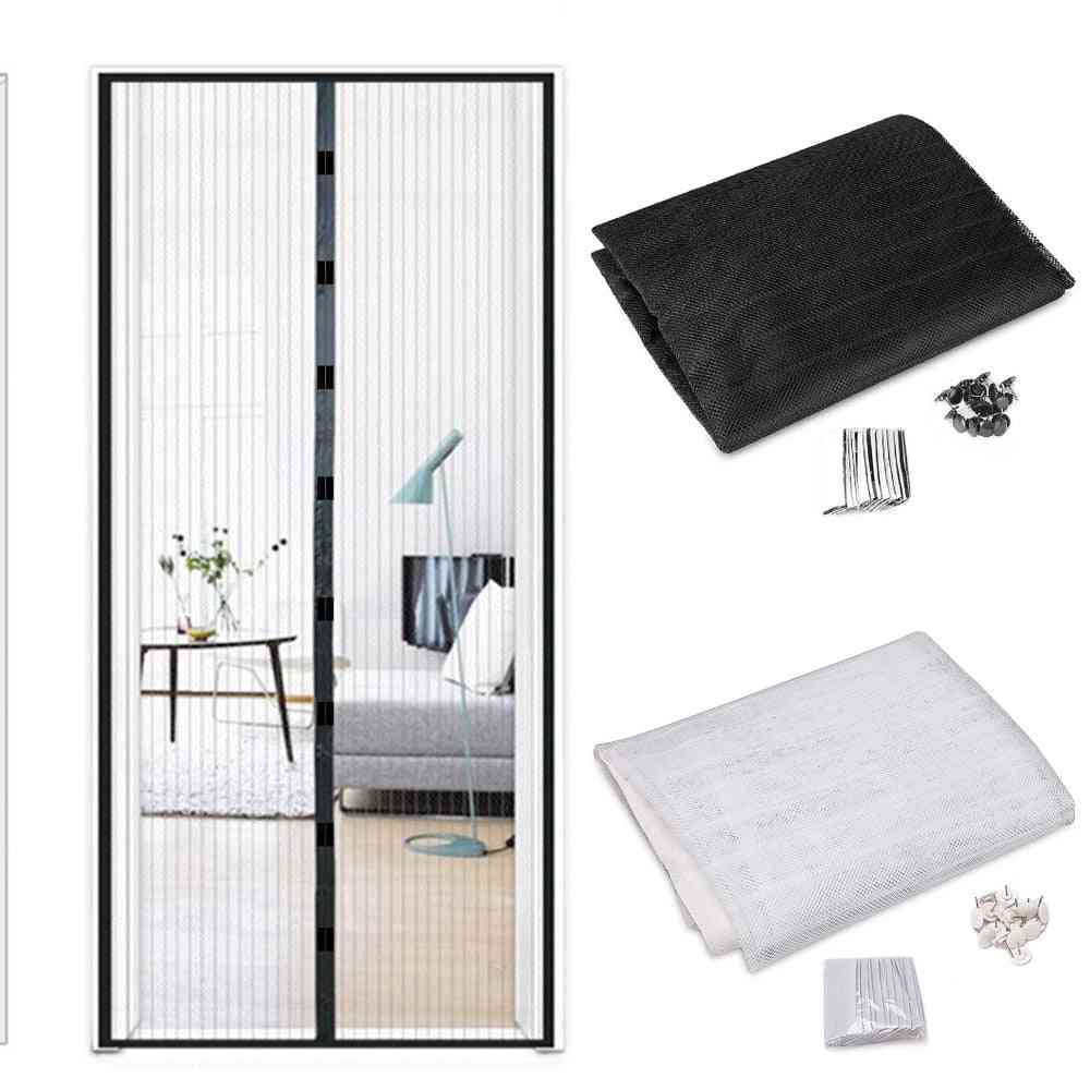 Premium Magnetic Screen Summer Anti Mosquito Insect Fly Bug Curtains Automatic Closing Door Screens Mesh Net