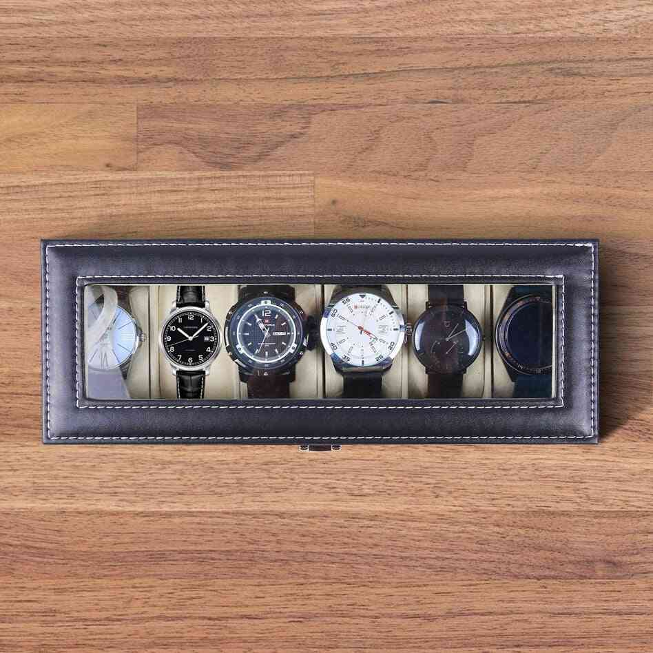 Slots Leather Watch Storage Box