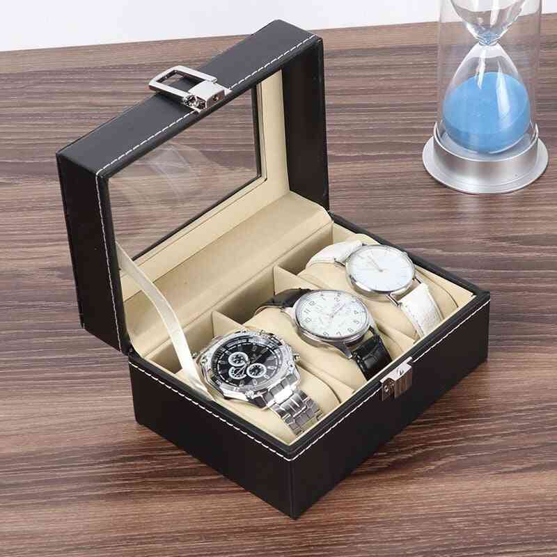 Slots Leather Watch Storage Box