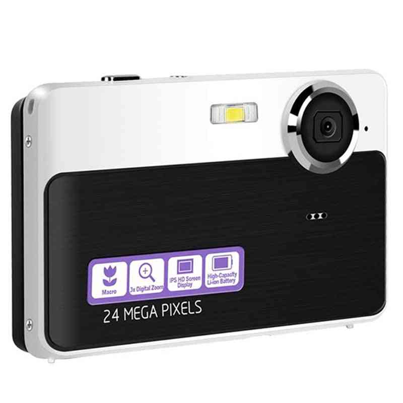 Lcd Rechargeable Hd Digital Camera, Compact Pocket Cameras With 3x Zoom For Students/adults