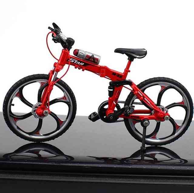 ötvözet modell kerékpár, öntött fém ujj hegyi kerékpár, versenyszimuláció, felnőtt kollekció gyerekeknek