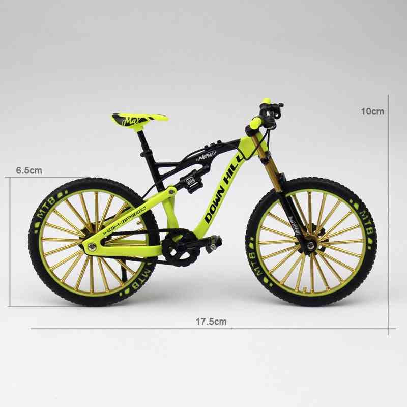 Bicicletta modello in lega, mountain bike con dita in metallo pressofuso, simulazione di corsa, collezione per adulti per bambini