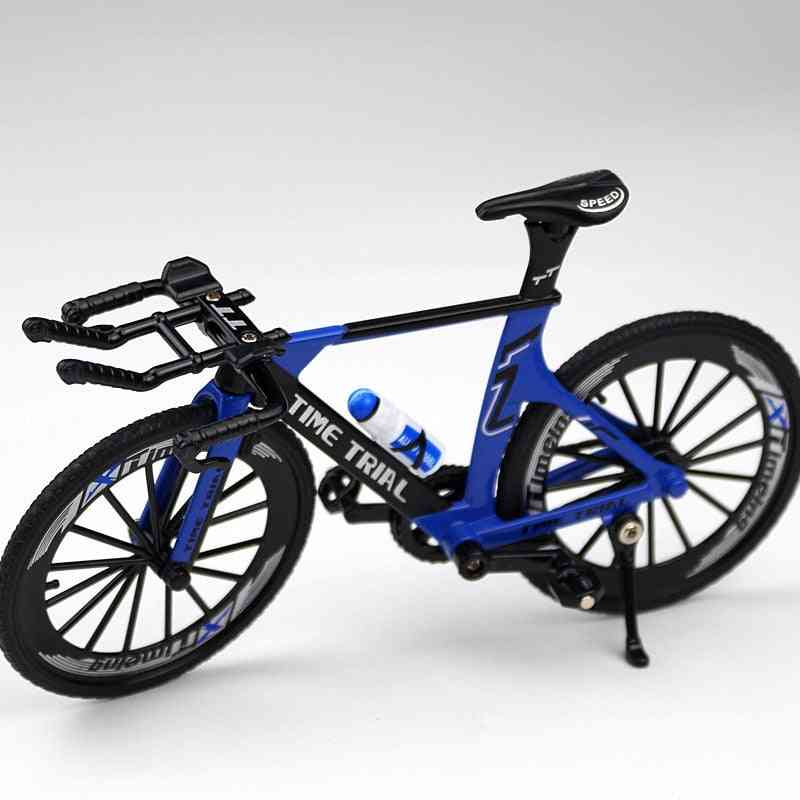 Alloy Model Bicycle, Diecast Metal Finger Mountain Bike, Racing Simulation, Adult Collection For Children