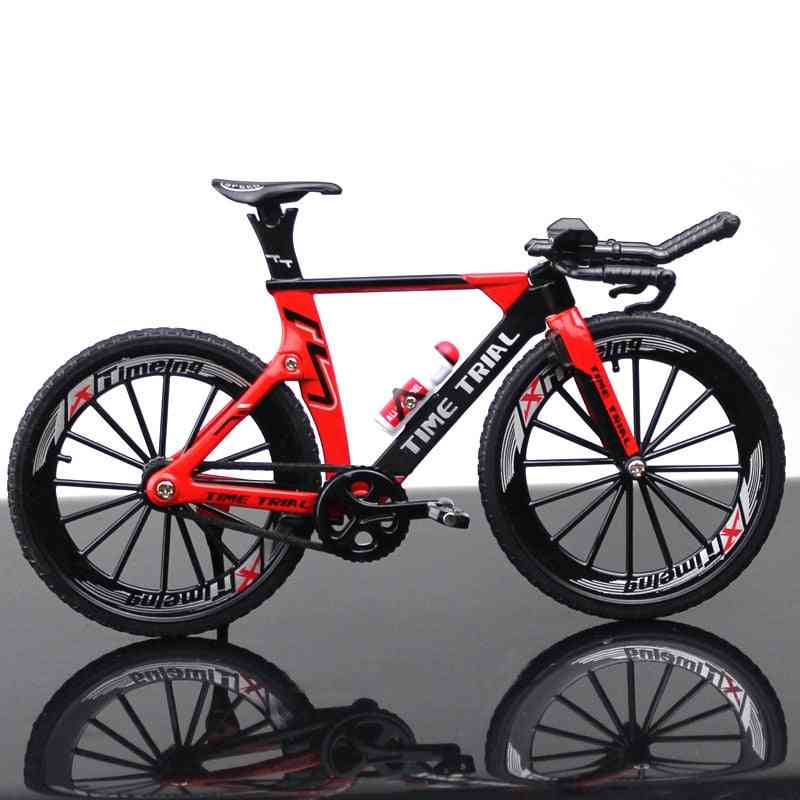 Alloy Model Bicycle, Diecast Metal Finger Mountain Bike, Racing Simulation, Adult Collection For Children