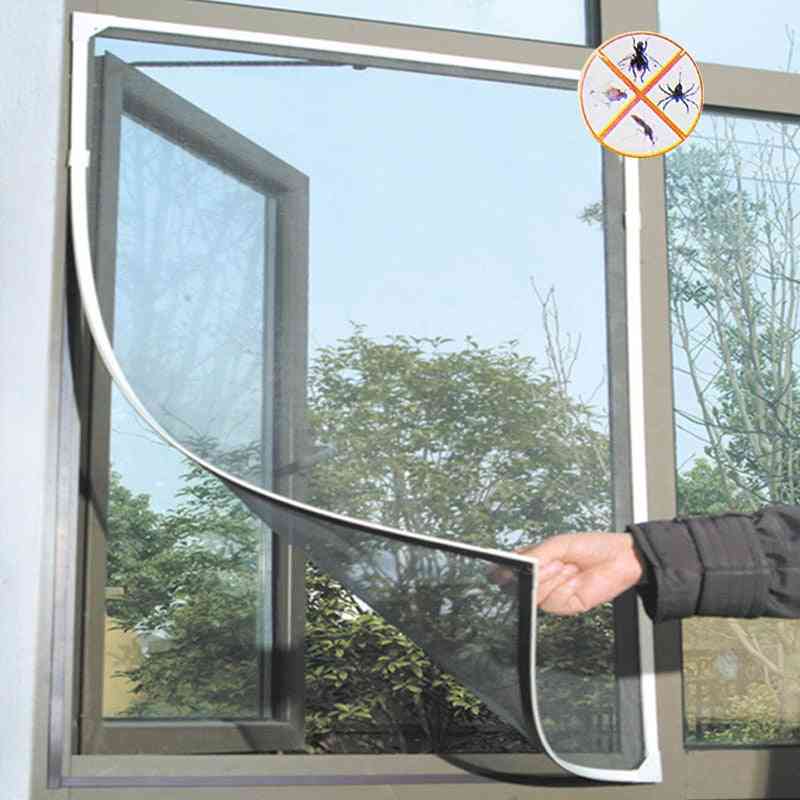 Inset Fly Mosquito Window Net, Mesh Screen Room Curtains Protector