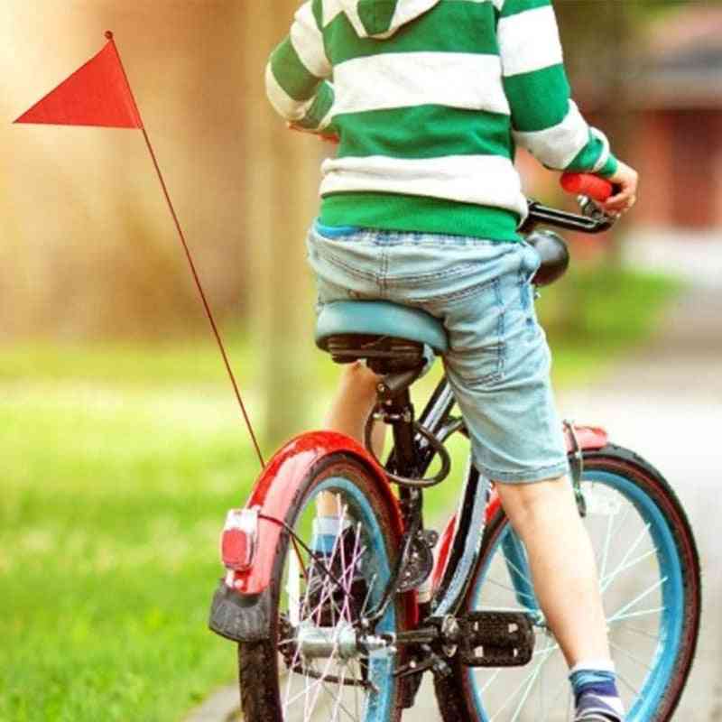 Detská vlajka na bicykel, vlajky pre bezpečnosť a vlajky na bicykli