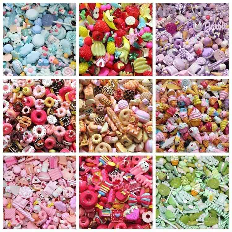 Resin Candy Charms For Slime Filler, Diy Cake Ornament Supplies