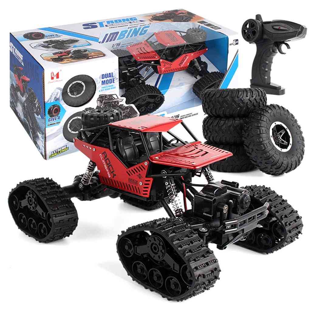 Cross-country Climbing Car, Drive Alloy Track Off-road Remote Control.