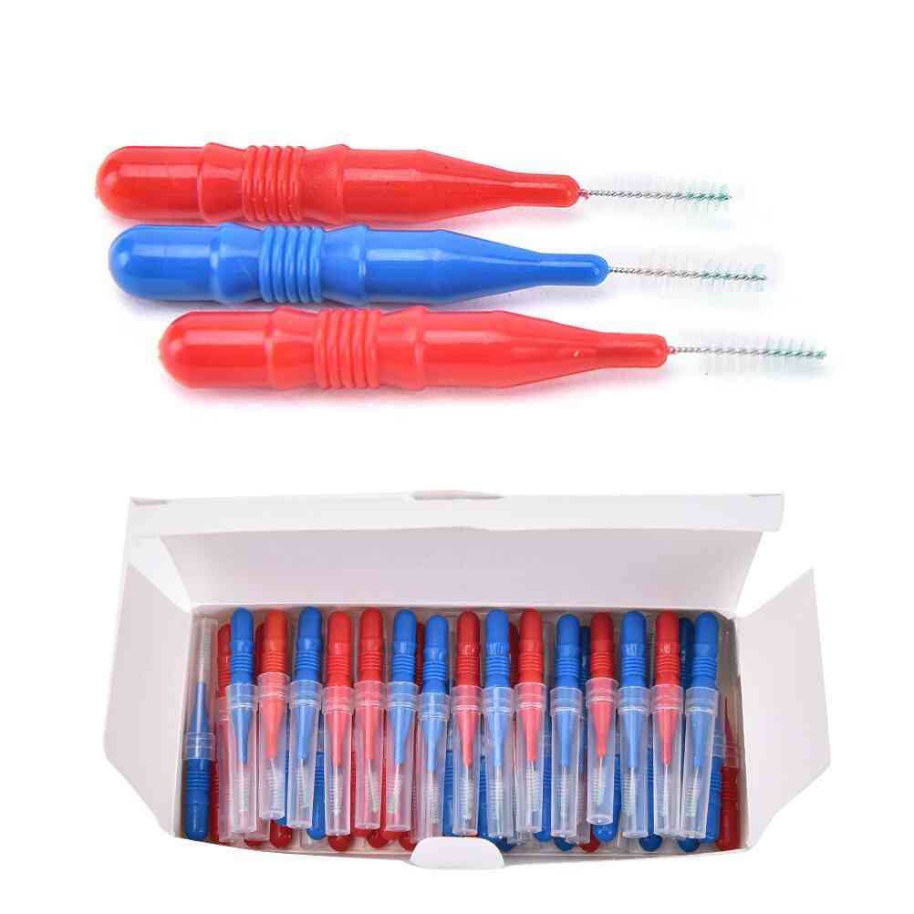 Tooth Floss Oral Hygiene, Interdental Brush Toothpick Healthy For Teeth Cleaning.