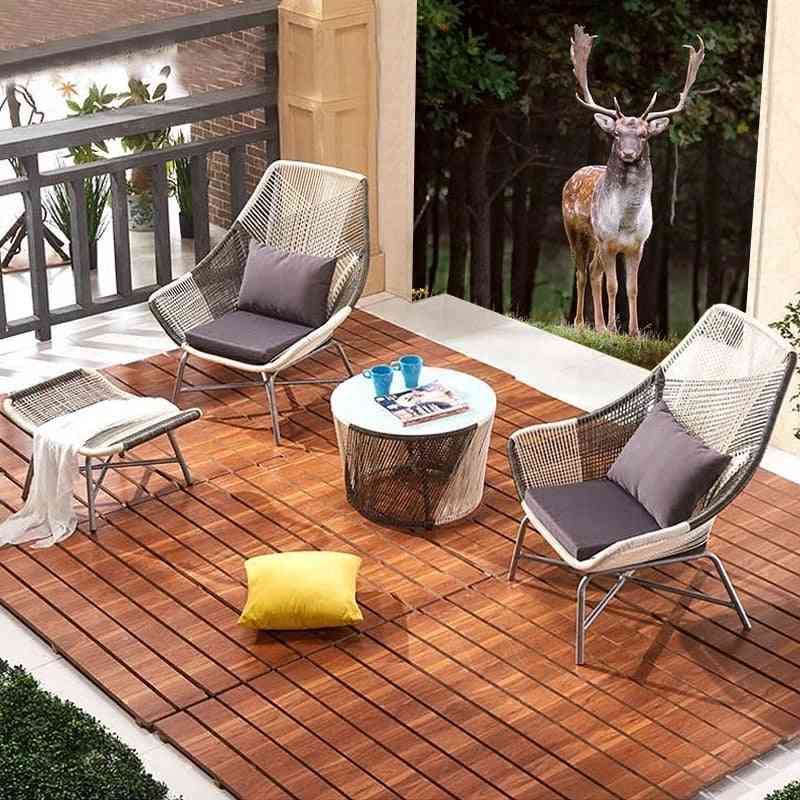 Garden Outdoor Balcony Rattan Chair