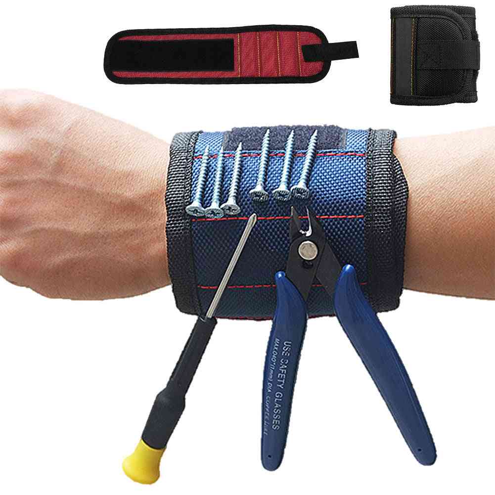 1pc Strong Magnetic Wristband Adjustable Wrist Support Bands