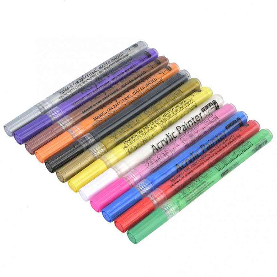 Akrylové farby obľúbené značkovacie pero na akrylové farby
