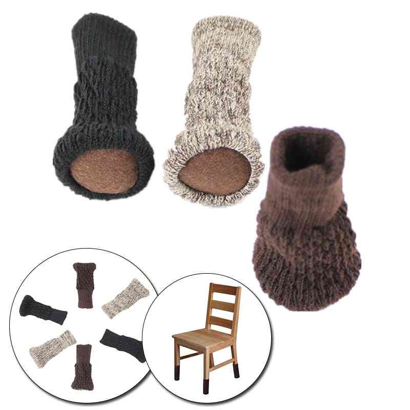 Knitted  Table / Chair Legs Furniture Foot Socks &  Cover / Pads