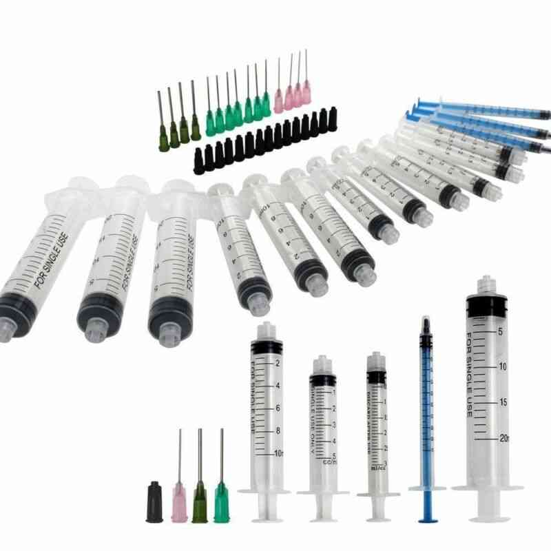 20ml 10ml 5ml 3ml 1ml Slip Syringes For Oil Or Glue Applicator For Refilling And Measuring E-liquids