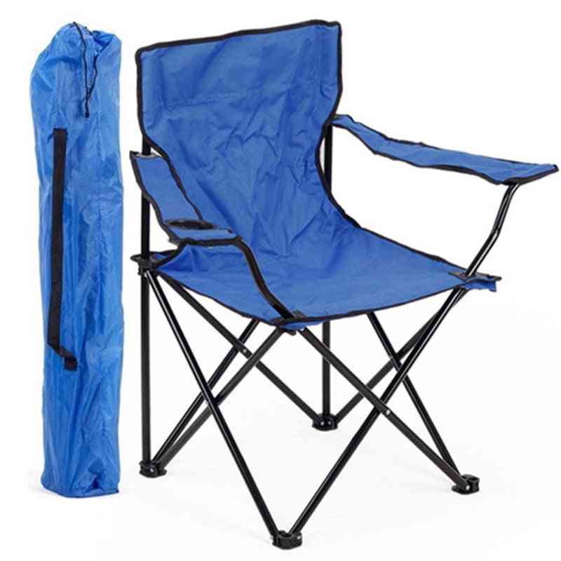 Outdoor Portable Armchair Folding Fishing Stool Camping Beach Chairs