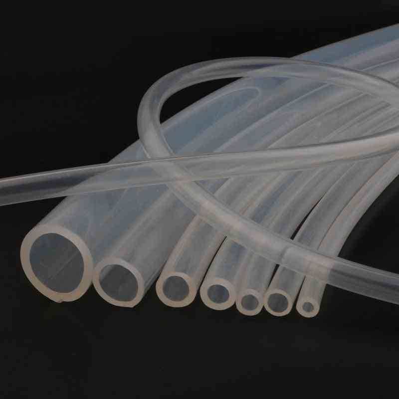 1 metr potravinářská silikonová trubka 2 ~ 21 mm čirá průhledná silikonová hadice flexibilní gumová hadice tepelně odolná trubka na pitnou vodu