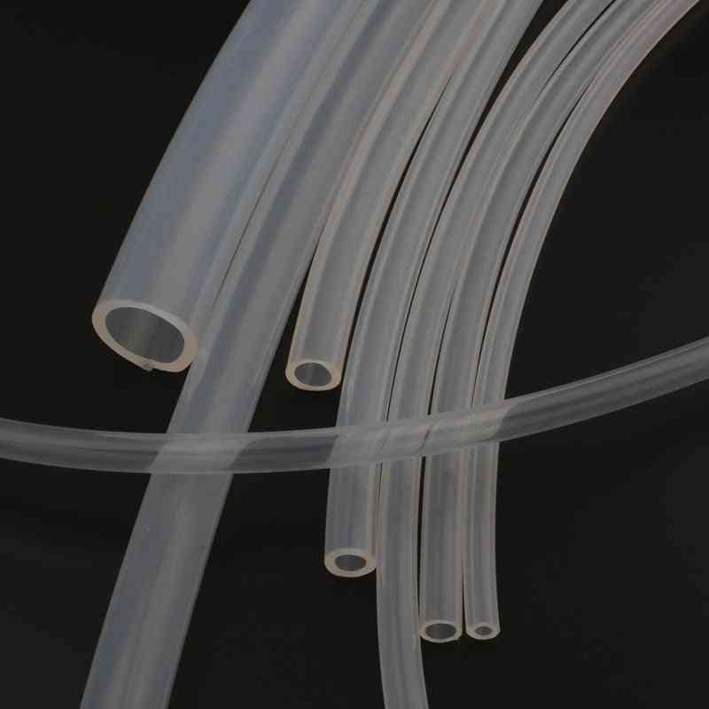 Silikonrör 2~21mm klar transparent slang, flexibelt gummirör